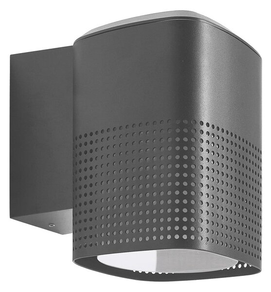 Zewnętrzna Lampa Nordlux, Sidara, ściemnialny, szary, balkon, aluminium, nowoczesny