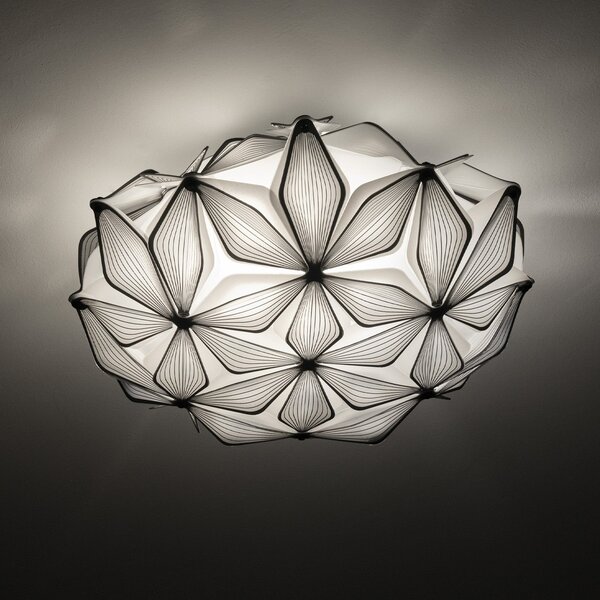 Lampa Sufitowa Slamp, C'EST LA VIE, ściemnialny, czarny, salon, tworzywo sztuczne, design