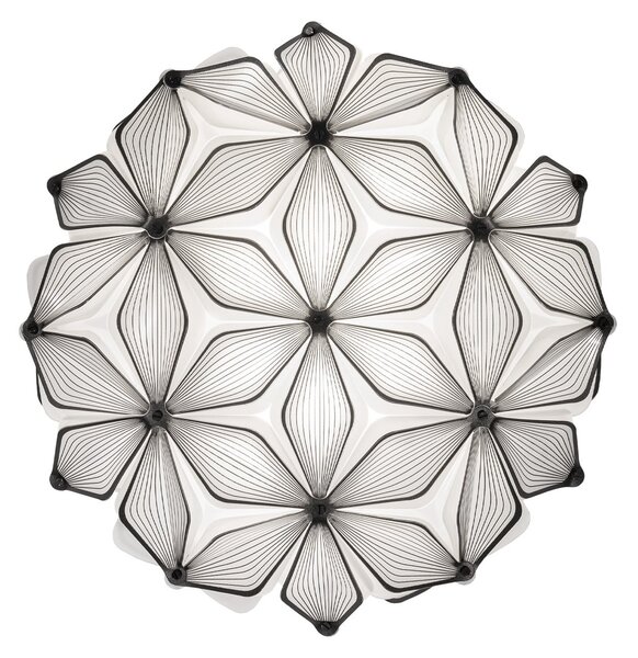 Lampa Sufitowa Slamp, C'EST LA VIE, ściemnialny, czarny, salon, tworzywo sztuczne, design