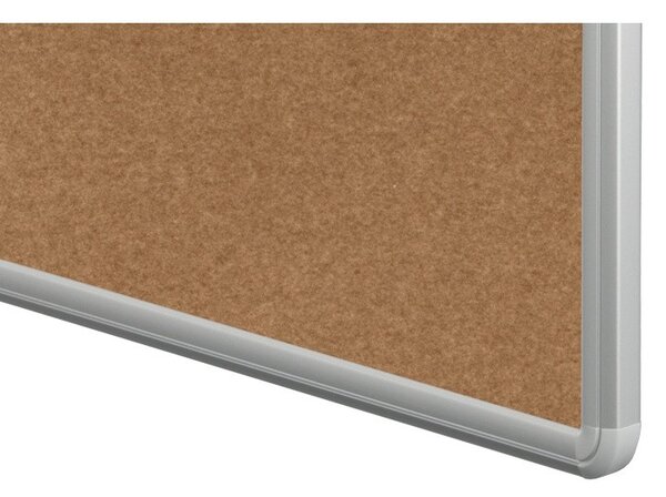 Tablica tekstylna ekoTAB w aluminiowej ramie 1200 x 900 mm, brązowa