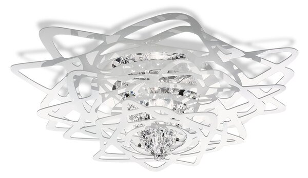 Lampa Sufitowa Slamp, Aurora, ściemnialny, biały, salon, tworzywo sztuczne, design