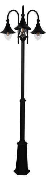 Zewnętrzna Lampa Norlys, czarny, taras, aluminium