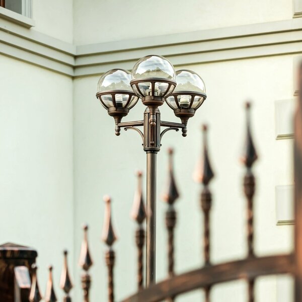 Zewnętrzna Lampa Norlys, czarny, taras, aluminium
