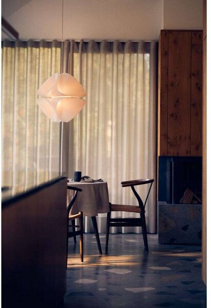 FRANDSEN Lampa wisząca Nova, możliwość ściemniania, biały / opal, salon / jadalnia, tworzywo sztuczne, nowoczesny