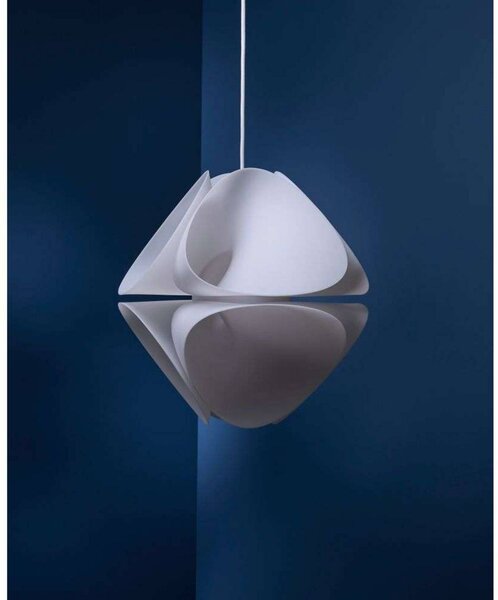 FRANDSEN Lampa wisząca Nova, możliwość ściemniania, biały / opal, salon / jadalnia, tworzywo sztuczne, nowoczesny