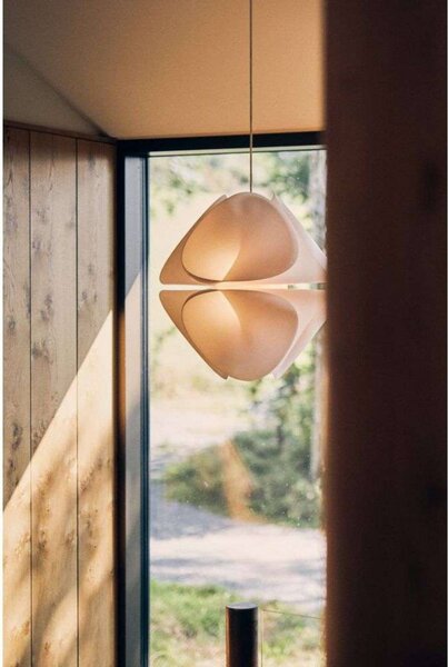 FRANDSEN Lampa wisząca Nova, możliwość ściemniania, biały / opal, salon / jadalnia, tworzywo sztuczne, nowoczesny