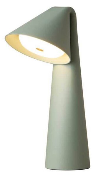 FRANDSEN Lampa stołowa Ami, możliwość ściemniania, zielony, salon / jadalnia, metal, nowoczesny