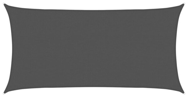 Żagiel przeciwsłoneczny, 160 g/m², czarny, 2x3,5 m, hdpe