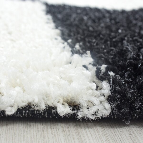 Czarno-biały dywan 60x110 cm Life – Ayyildiz Carpets