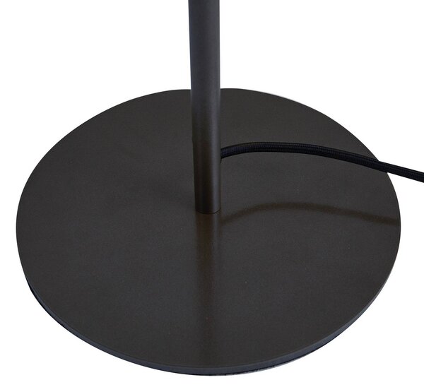 Lucande Lampa stojąca Nysira, czarny, salon / jadalnia, metal, nowoczesny