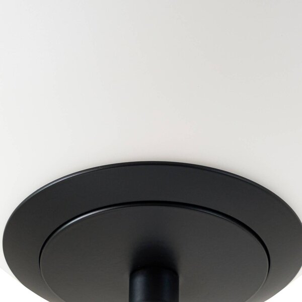 Lampa stojąca LED Darrow Lucande, możliwość ściemniania, biały / opal, salon / jadalnia, szkło, nowoczesny