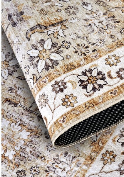 Beżowy dywan 80x150 cm Saveh Cream Gold – Elle Decoration