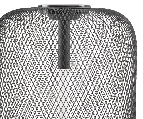 Lampa ogrodowa LED z panelem słonecznym Lucande Faylen, czarna, IP65 Faylen Lucande, możliwość ściemniania, czarny, metal, design