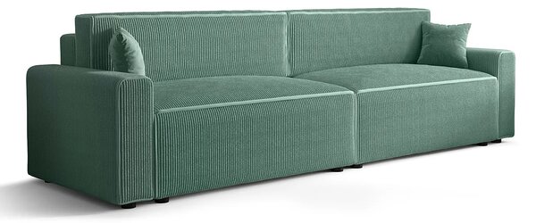Miętowa sofa rozkładana z pojemnikiem Z4-G84