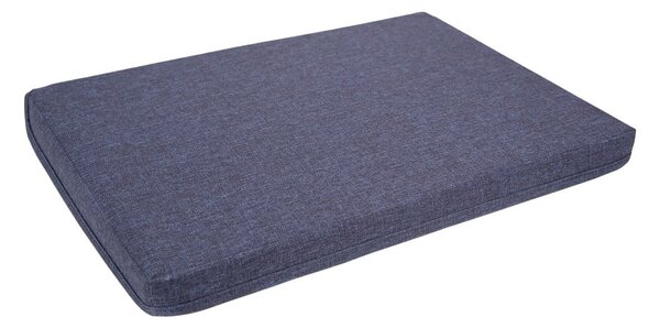 Niebieski tekstylny pojemnik z pokrywką 40x30x22 cm Soft Storage – Bigso