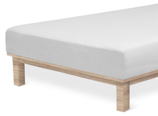 4Home prześcieradło jersey Lycra szary, 90 x 200 cm