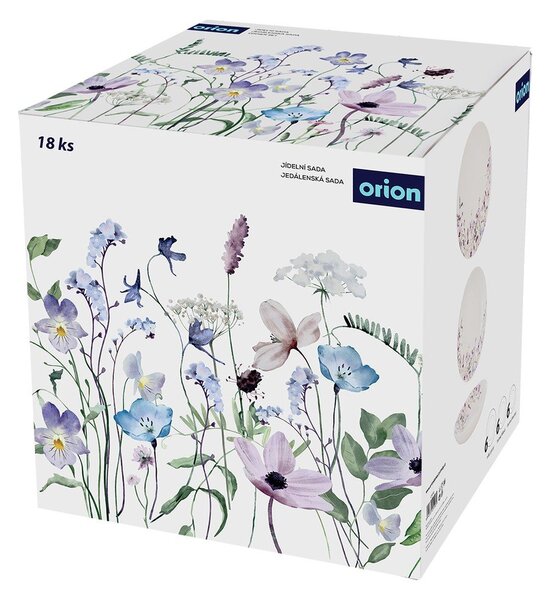 Porcelanowy zestaw talerzy 18 szt. Louka – Orion