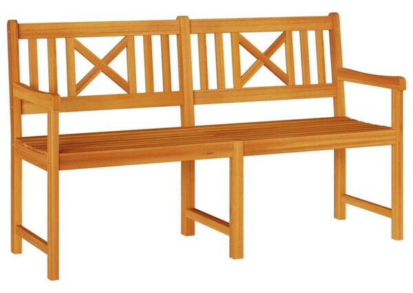 Ławka ogrodowa brązowy 150 x 56 x 90 cm lite drewno akacji