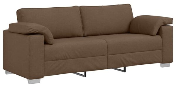 Sofa brÄ zowy 219 x 77 x 82 cm tkanina