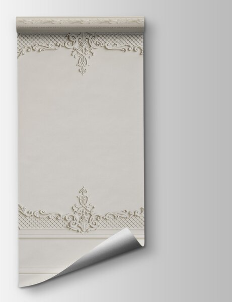Fototapeta Ściana z białymi ścianami, Fototapety Boiserie, Popularne Fototapety, u72604 - Tapeko.pl