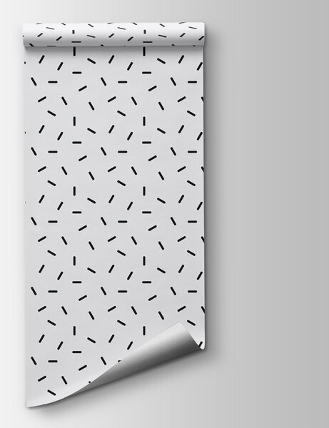 Fototapeta Wzór czarnych linii, Fototapety Geometryczne, Popularne Fototapety, u98564 - Tapeko.pl