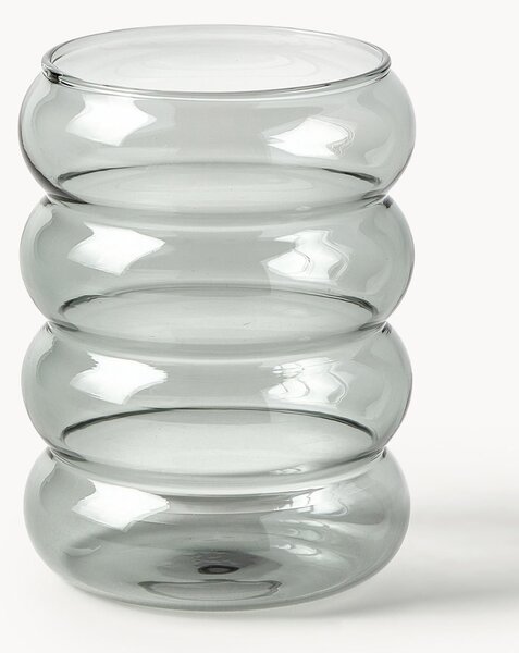 Komplet szklanek ze szkła dmuchanego Bubbly, 4 szt