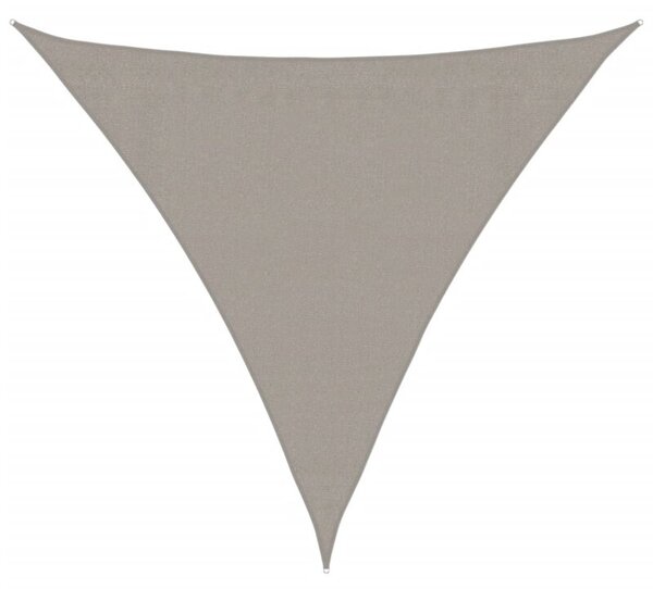 Żagiel przeciwsłoneczny, 160 g/m², jasnoszary, 3,6x3,6x3,6 m
