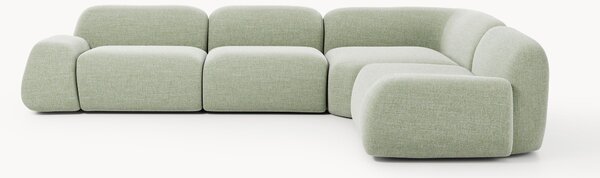 Modułowa sofa narożna Bouclé Wolke (4-osobowa)