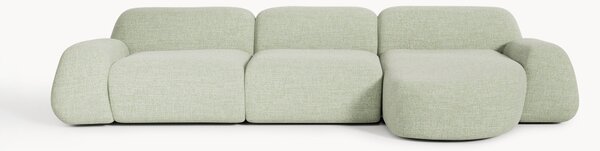 Narożna sofa modułowa Bouclé Wolke (4-osobowa)