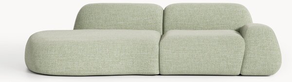 Szezlong modułowy Bouclé Wolke (3-osobowy)