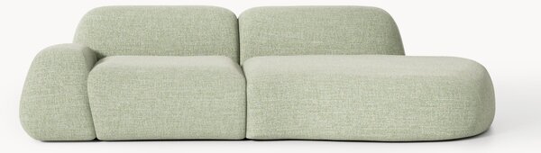 Szezlong modułowy Bouclé Wolke (3-osobowy)