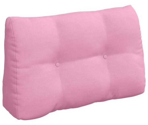 Aksamitna poduszka ergonomiczna na plecy w kolorze rÃ³Å¼owym