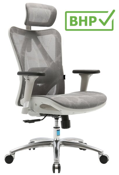 Ergonomiczny fotel biurowy Kalisto, zgodny z normą BHP