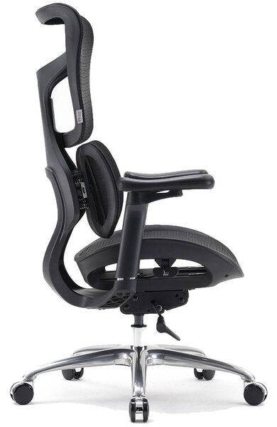 Fotel biurowy z siatki Astro, ergonomiczny, zgodny z normą BHP