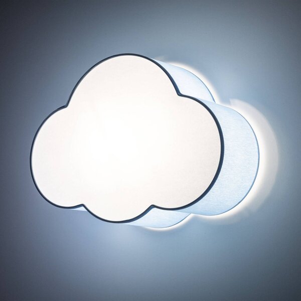 Lampa sufitowa Cloud TK Lighting, możliwość ściemniania, niebieski, pokój dziecięcy, tkanina / materiał / jedwab, młodzieżowy