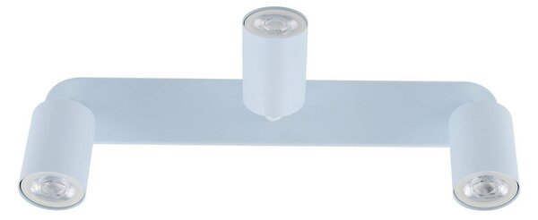 Reflektor sufitowy Livia, jasnoniebieski, 52 cm, 3-punktowa, metal, GU10 Livia TK Lighting, możliwość ściemniania, niebieski, pokój dziecięcy, metal
