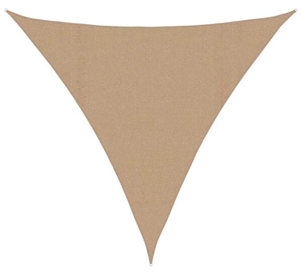 Żagiel przeciwsłoneczny, 160 g/m², taupe, 4,5x4,5x4,5m, hdpe