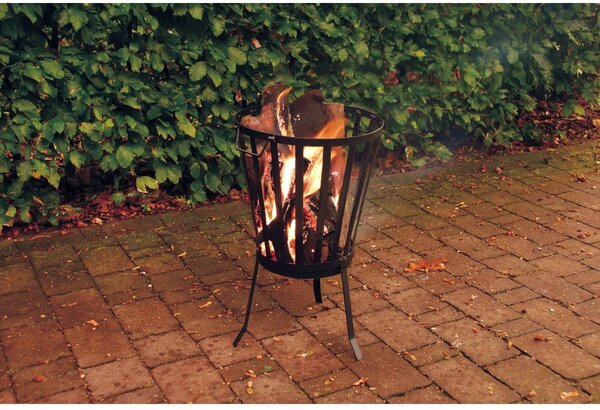 Metalowy kosz na drewno Esschert Design Camping