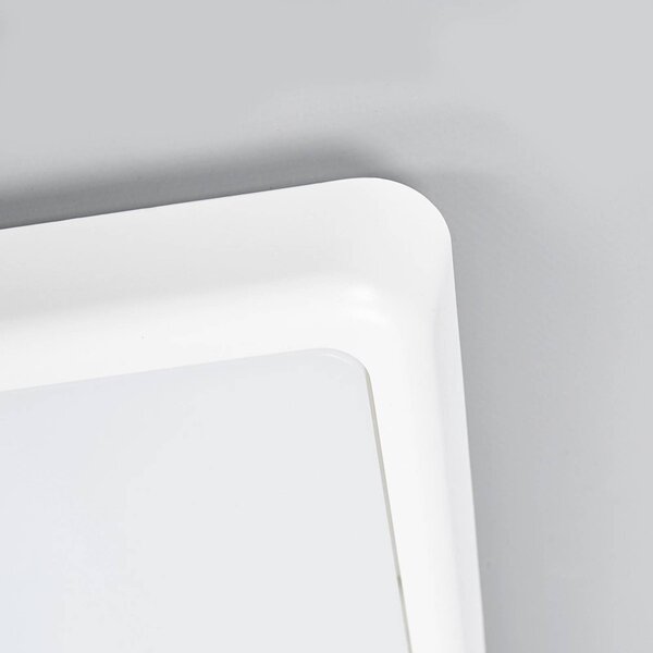 Lampa sufitowa LED Augustin Arcchio, biały / opal, łazienka, tworzywo sztuczne, nowoczesny