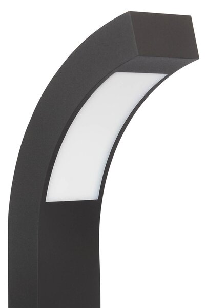 Lampa ogrodowa stojąca LENNIK Lucande, czarny, aluminium, nowoczesny