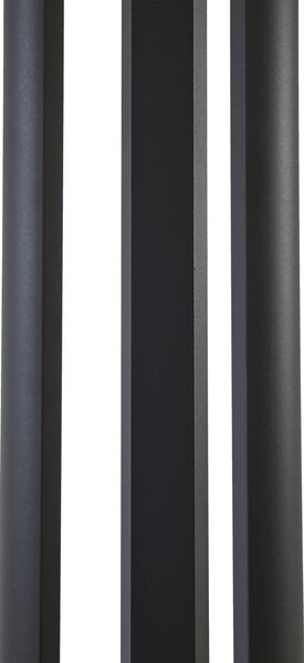Lucande Lampa zewnętrzna LED Pirron, 230 cm, antracyt, IP65 Pirron, czarny, aluminium, nowoczesny