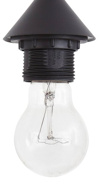 Lampa wisząca szklana Marla Lindby, możliwość ściemniania, czarny, salon / jadalnia, szkło, nowoczesny