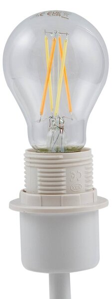 Lampa stołowa Kody Lindby, kremowy / amber, salon / jadalnia, tkanina / materiał / jedwab, nowoczesny