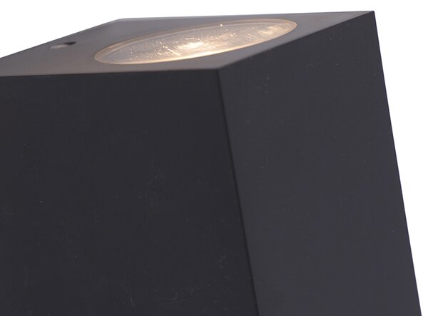 Inteligentny kinkiet szary wykonany z tworzywa sztucznego z 2 Wifi GU10 - Baleno
