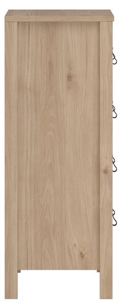 Nowoczesna komoda pokojowa z szufladami Madrid 3+2, jackson hickory