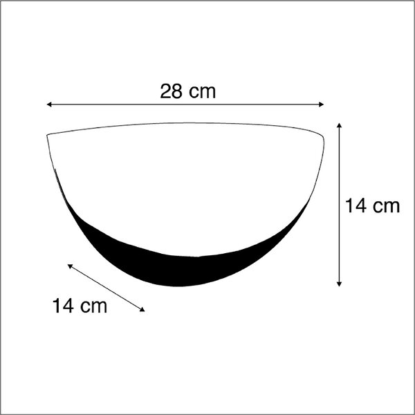 Inteligentna lampa ścienna biała w tym Wifi P45 - Britt