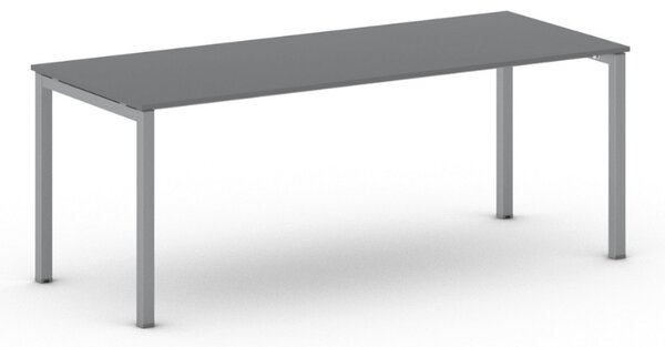 Biurko METAL, 200x80 cm, grafit