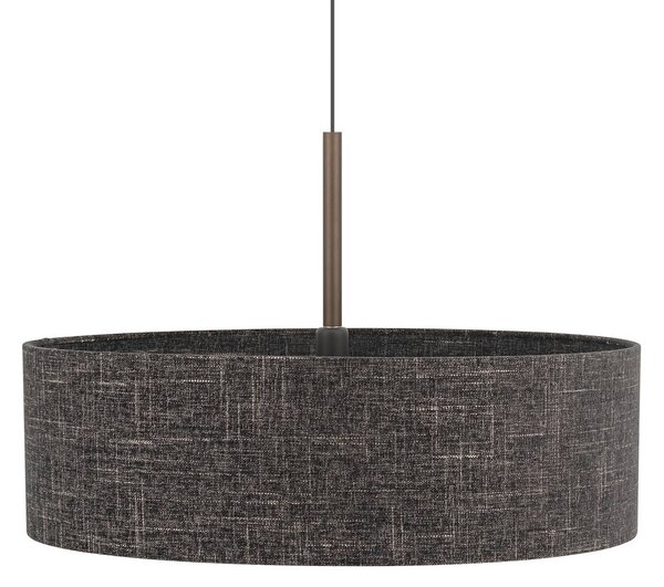 Lampa wisząca Amarela L Nowodvorski Lighting, możliwość ściemniania, czarny, salon / jadalnia, tkanina / materiał / jedwab, nowoczesny