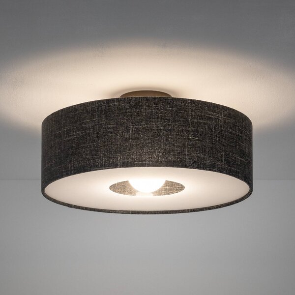 Lampa sufitowa Amarela M Nowodvorski Lighting, możliwość ściemniania, czarny, salon / jadalnia, tkanina / materiał / jedwab, nowoczesny