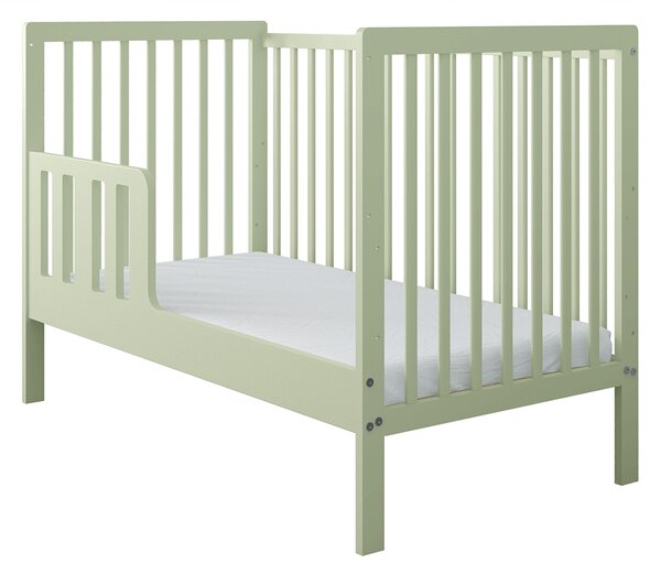 Zestaw mebli niemowlęcych SIMPLE Baby miętowy - szafa, regał, komoda, łóżeczko, szafka nocna